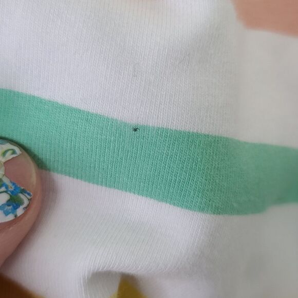 5X 28W Torrid Foxy One Shoulder Tank Pastel Stripe - Picture 5 of 7